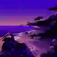 background, sandy beach